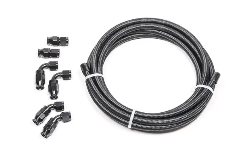 Radium Engineering 6An Universal Diy Ptfe Hose Kit - Black 1