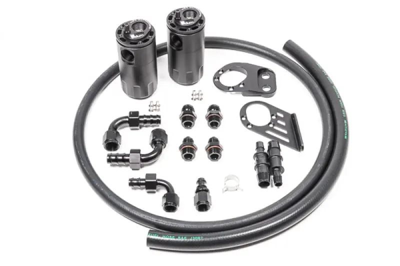 Radium Engineering Dual Catch Can Kit Fiesta St Fluid Lock 1