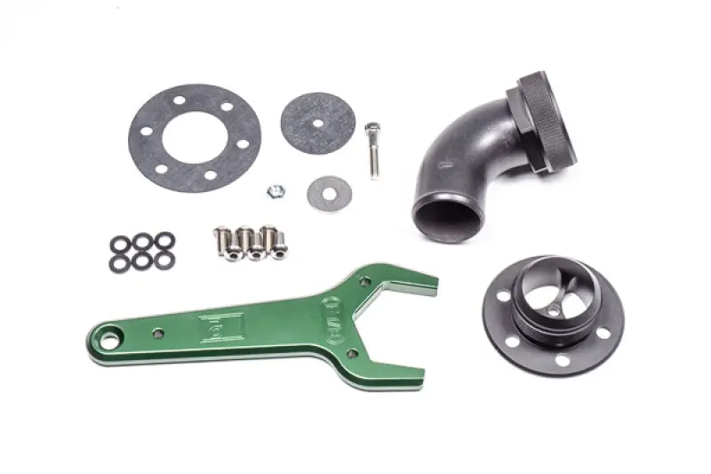 Radium Remote Mount Fill Neck - 24An Elbow - 1.5In Barb 1