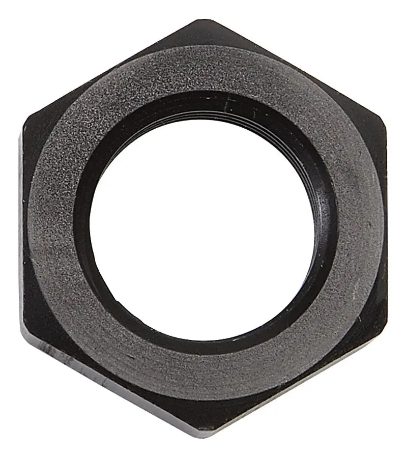 Russell Performance -6 An Bulkhead Nuts 9/16In -18 Thread Size (Black) 1