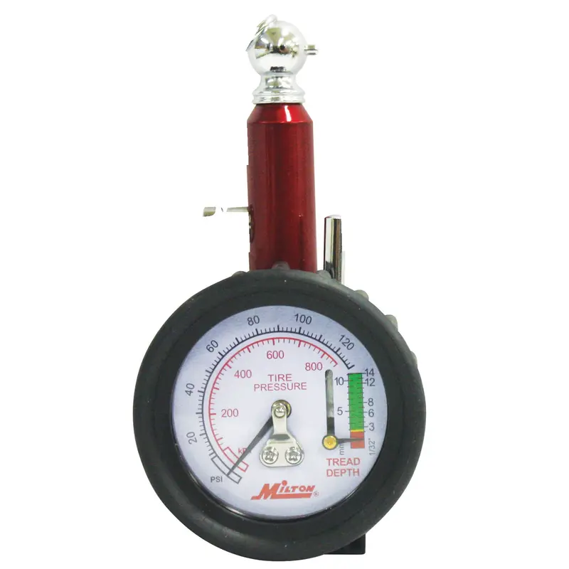 Single Head Dial Gauge W/ Tread Depth Gauge (Single Retail Pack) 1