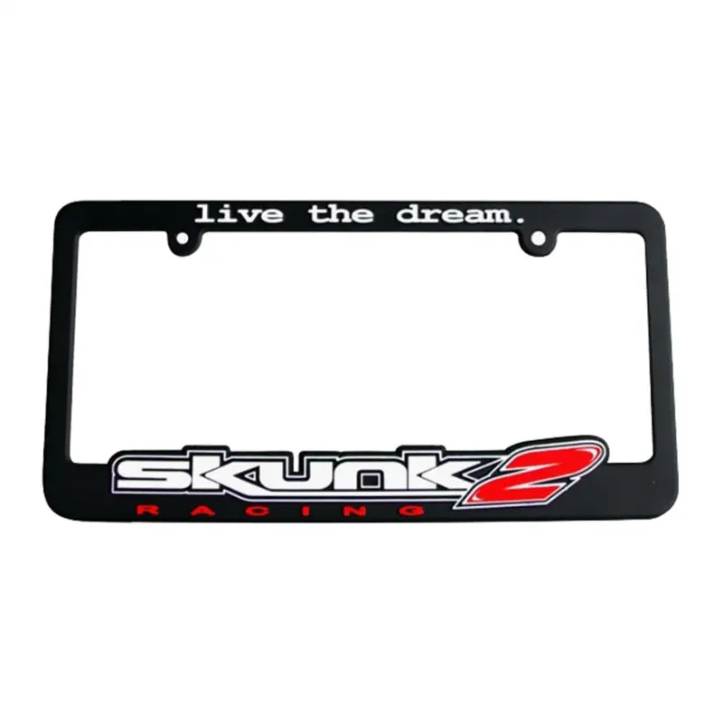 Skunk2 Live The Dream License Plate Frame 1