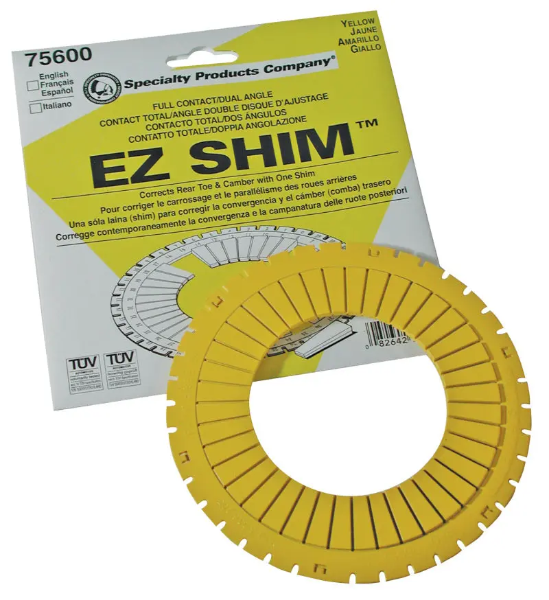 Spc Performance Ez Shim Dual Angle Camber/Toe Shim (Yellow) 1