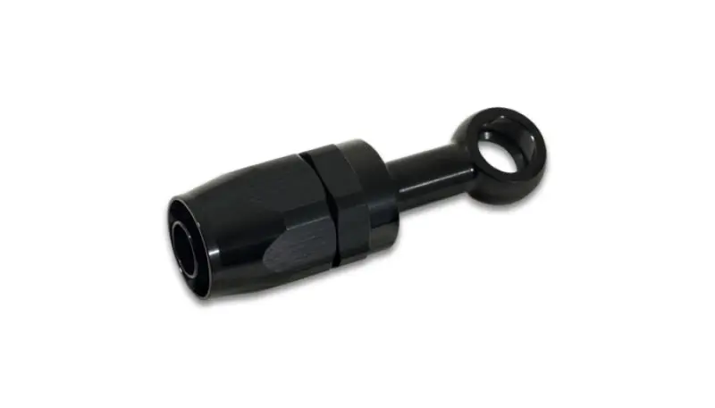 Vibrant -10An Banjo Hose End Fitting For Use With M16 Or 5/8In Banjo Bolt - Aluminum Black 1