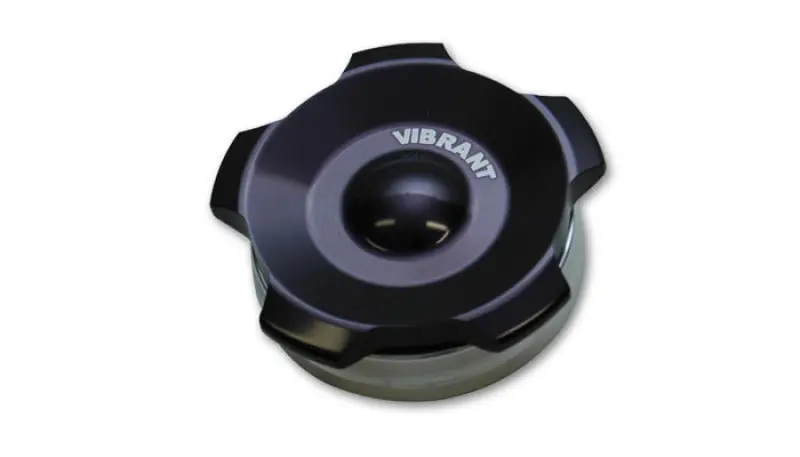 Vibrant 2In Od Aluminum Weld Bungs W/ Anodized Black Aluminum Threaded Cap (Incl. O-Ring) 1