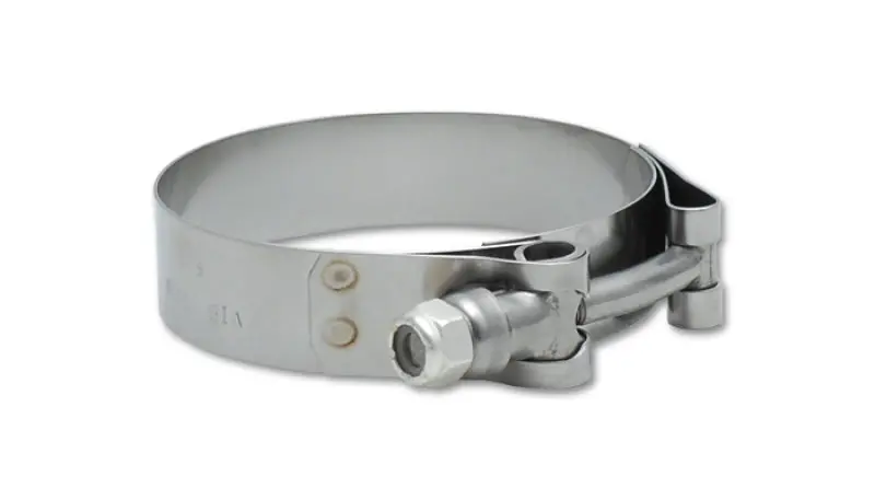 Vibrant Ss T-Bolt Clamps Pack Of 2 Size Range: 4.75In To 5.10In O.D. For Use With 4.5In I.D. Coup 1