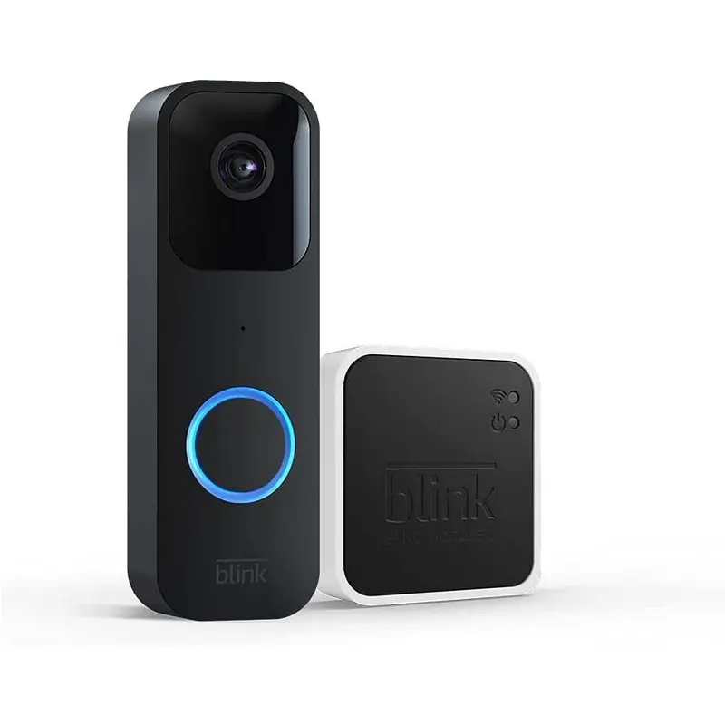Visiophone Blink Video Doorbell Noir + Sync Module 2 1