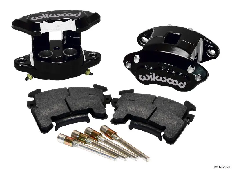 Wilwood D154 Rear Caliper Kit - Black 1.12 / 1.12In Piston 1.04In Rotor 1