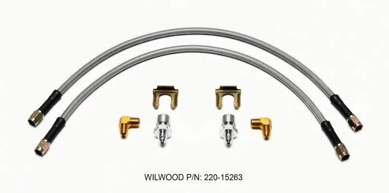 Wilwood Flexline Kit 18Inch M10x1.50 If 1/8-27 Npt 90 Degree 1