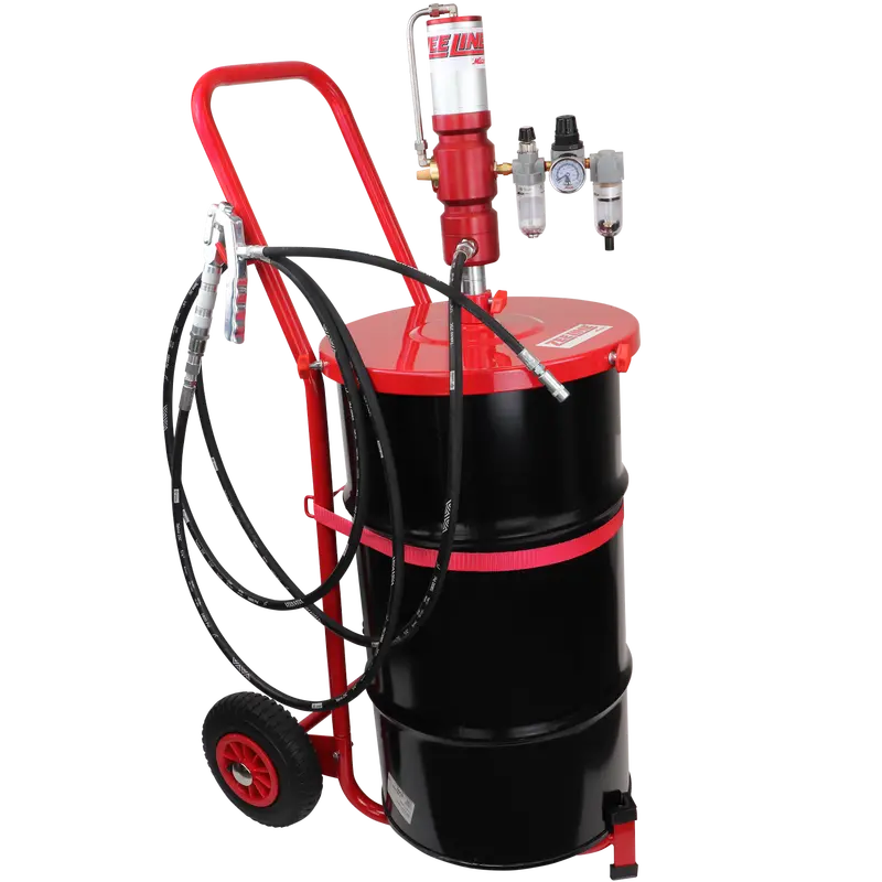 Ze1220pkc – 60:1 Premium Grease Pump For 120 Lbs. Kegs Package W/Cart 1
