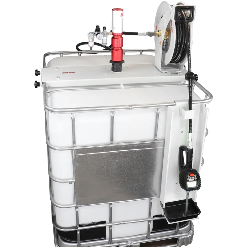 Ze1730pk-Ibc-500 - 5:1 Premium Series Pump Kit Ibc W/Reel & Preset Meter 1