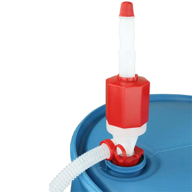Ze369w - Polyethylene/Polypropylene Siphon Drum Pump With Hose (7 Gallons Per Minute) 1