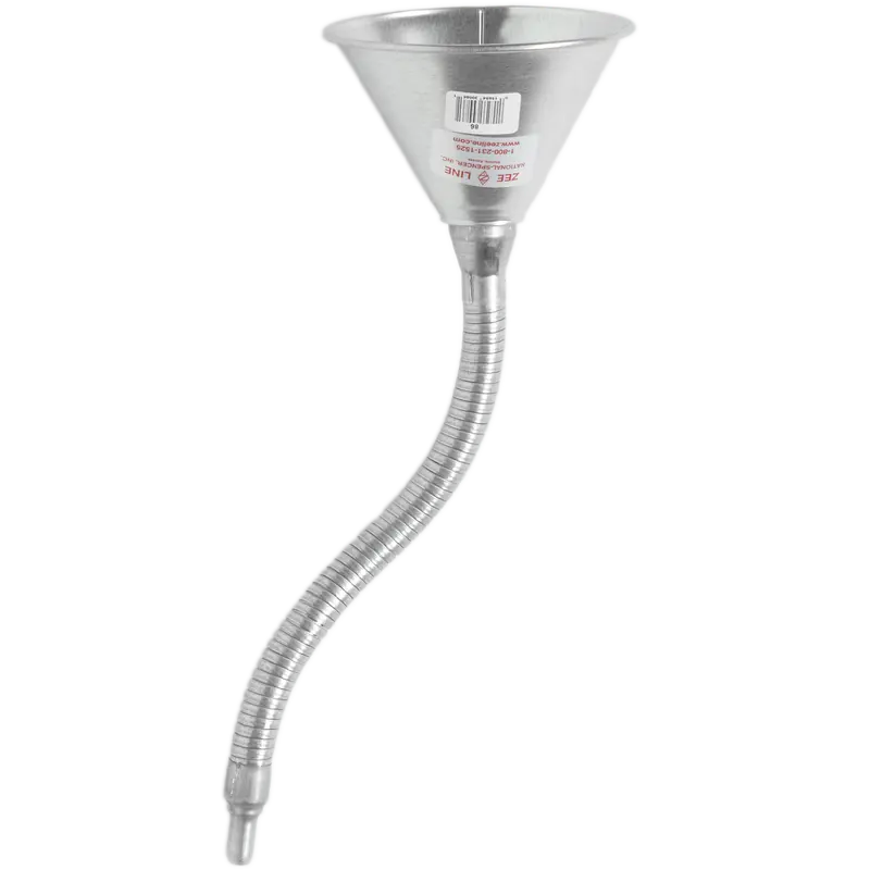 Ze86w - Funnel With Screen & 14 Inch Flexible Metal Spout 1