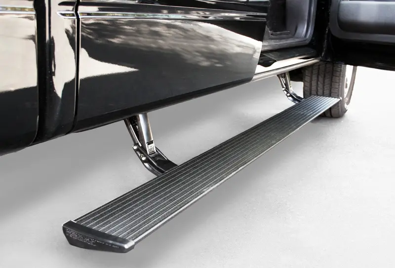 Amp Research 75105-01A Powerstep™; Incl. Oem Style Illumination; Black; 1