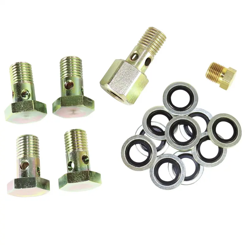Bd Diesel Banjo Bolt Fuel Line Upgrade Kit – Includes Sealing Washers, Part #1050220 1