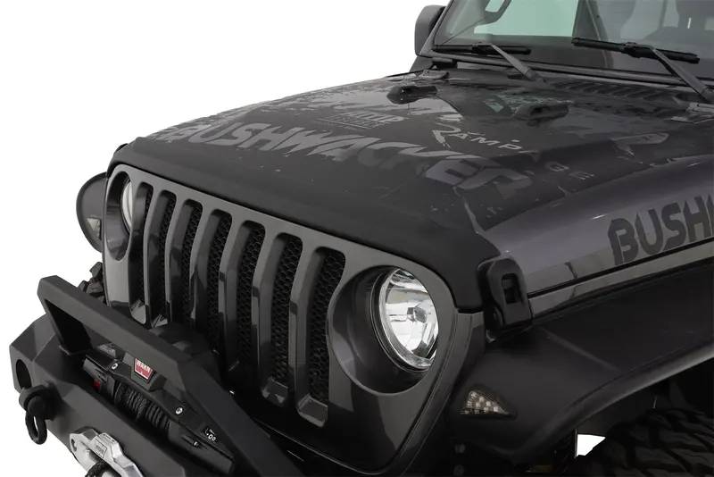 Bushwacker 14093 Trailarmor Hood Stone Guard – Black Protective Shield 1