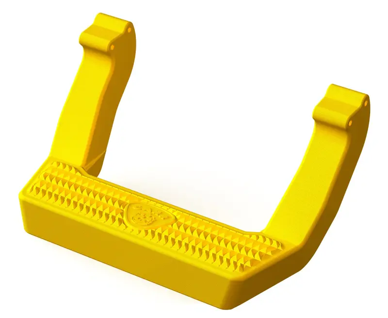 Carr Ld Assist Step Pair – Xp7 Side Steps With Safety Yellow Powder Coat 1