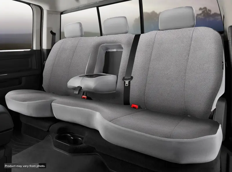 Fia Trs42-62 Gray Solid Fabric Seat Covers For Jeep Wrangler 1