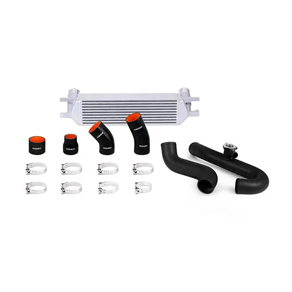 Mishimoto Mmint-Mus4-15Kwsl Ecoboost Intercooler Kit – Silver Core With Black Pipes, Fits 2015+ Mustang 1