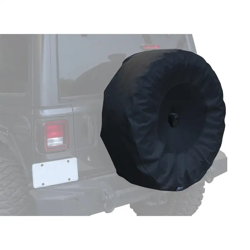 Rampage 773565 Tire Cover – Black, 33″–35″ Fit, Integrated Camera Cutout 1