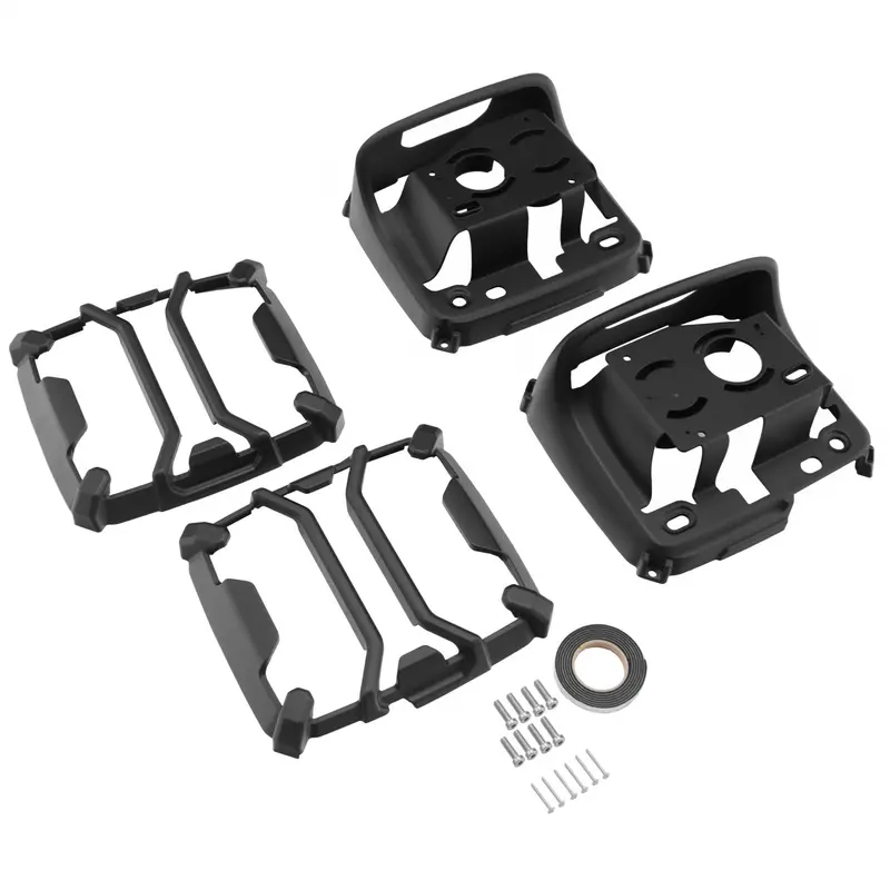 Rugged Ridge 11226.13 Heavy-Duty Tail Light Guards – Pair, Matte Black Finish 1