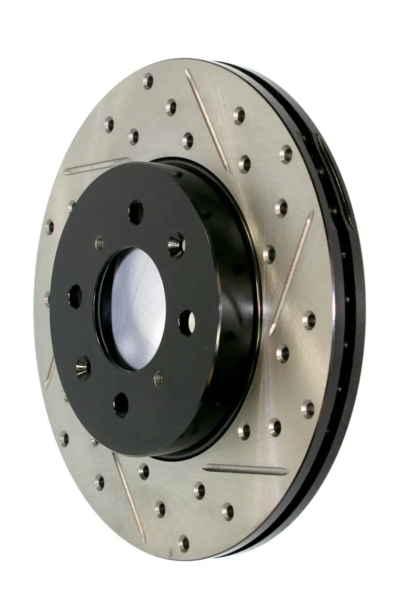 Stoptech Sport Cryo-Treated Brake Rotor – Rear Left, Drilled & Slotted (127.65071Cl) 1