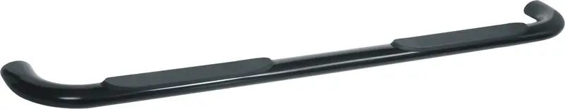 Trailfx Rocker Panel Mount – 3-Inch Round Powder-Coated Black Steel Bracket (No End Caps) 1
