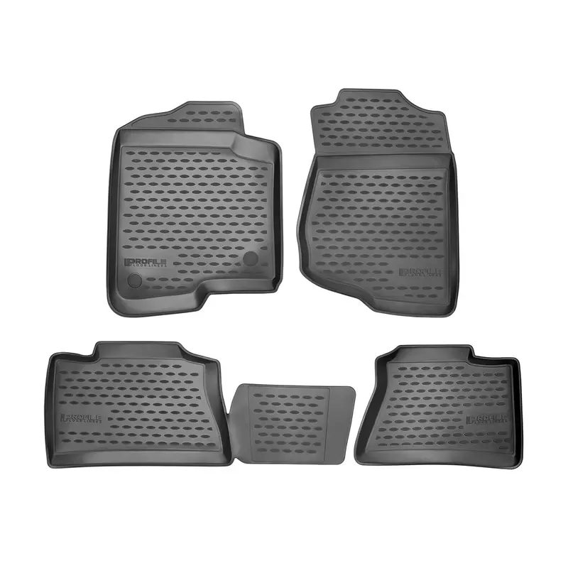 Westin 74-21-41004 Profile Floor Liners – 4-Piece Set, Front & Rear, Black 1